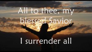 I surrender