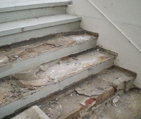 old steps