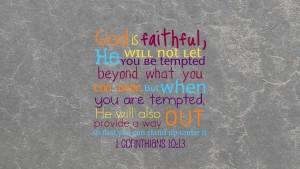 1 Corinthians 10.13
